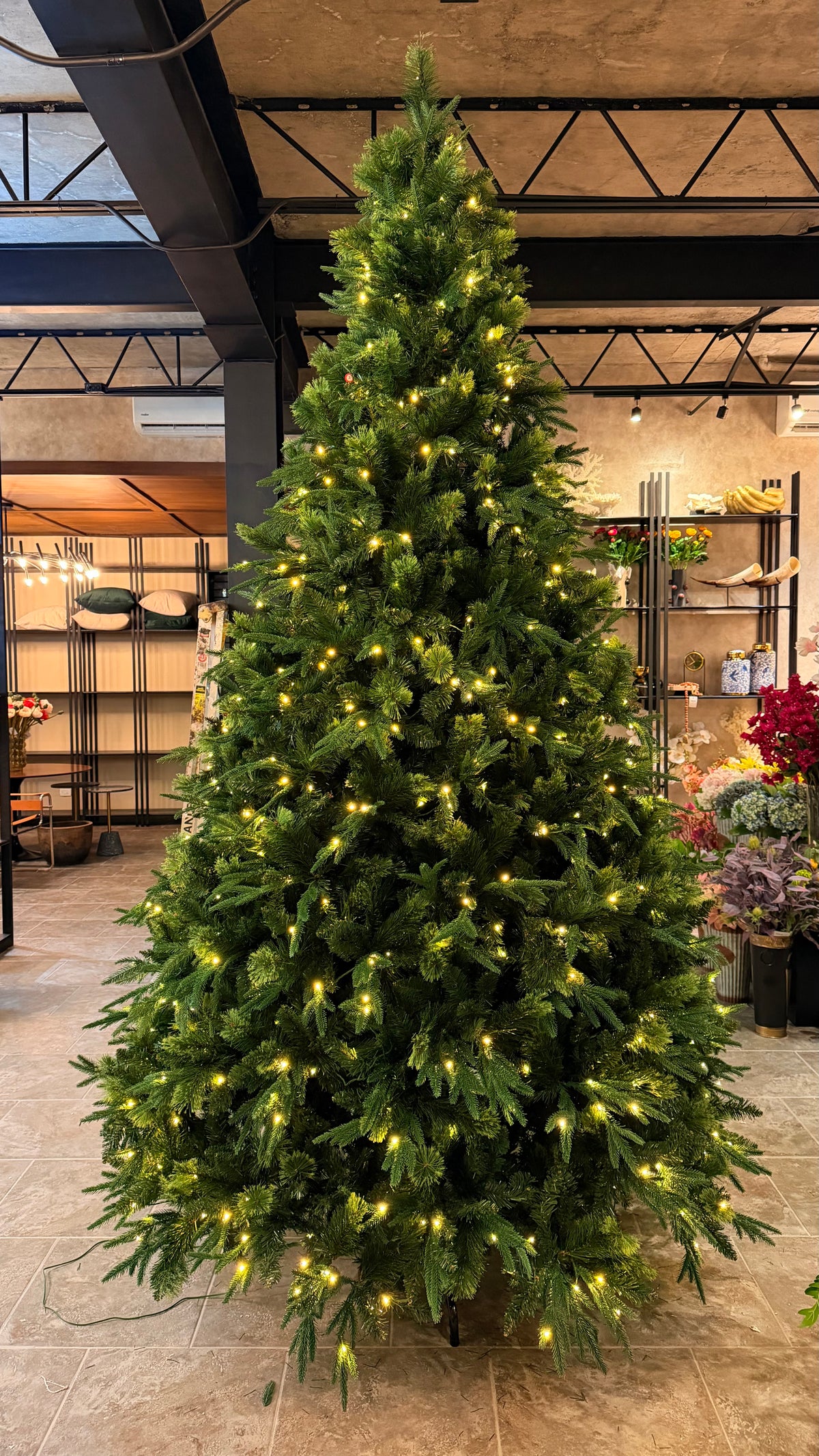ARBOL 3.00 CON LUZ CALIDA WS-5423-W