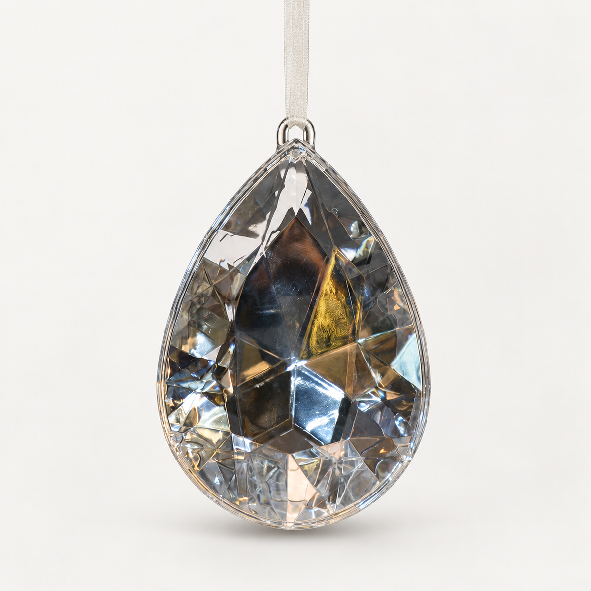 Diamante plata de 20 cm