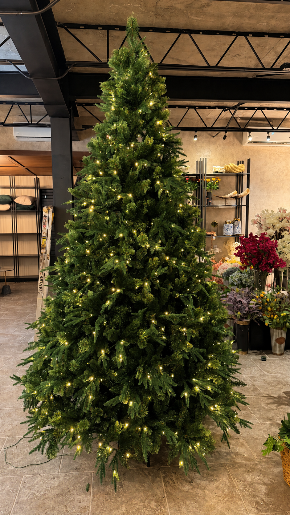 ARBOL 3.00 CON LUZ CALIDA WS-5423-W