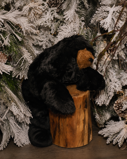 BLACK TEDDY BEAR 26"