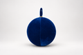 Esfera terciopelo 25CM azul