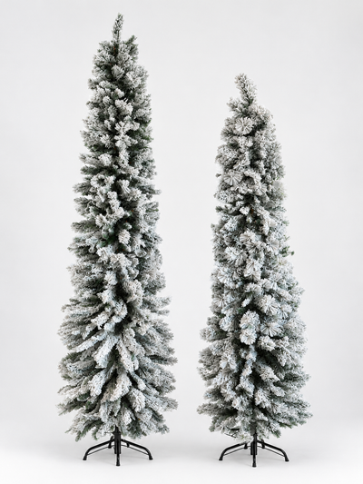 Arbol Slim nevado 2.10 mts
