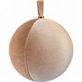 Esfera terciopelo 25CM beige