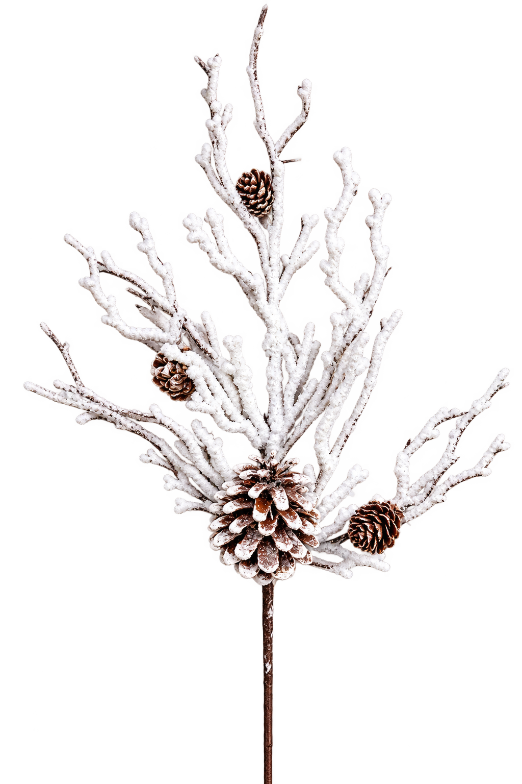 HOJA CON PIÑA BLANCO  47cm