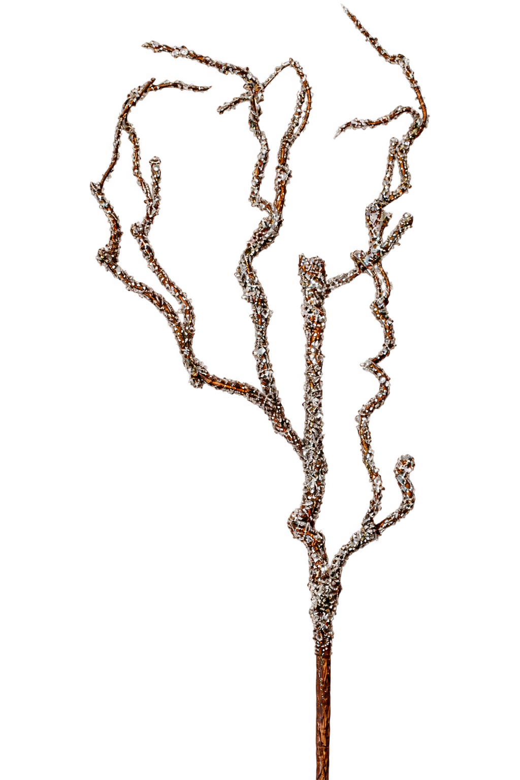 VARA DECORATIVA ESCARCHADA 85CM