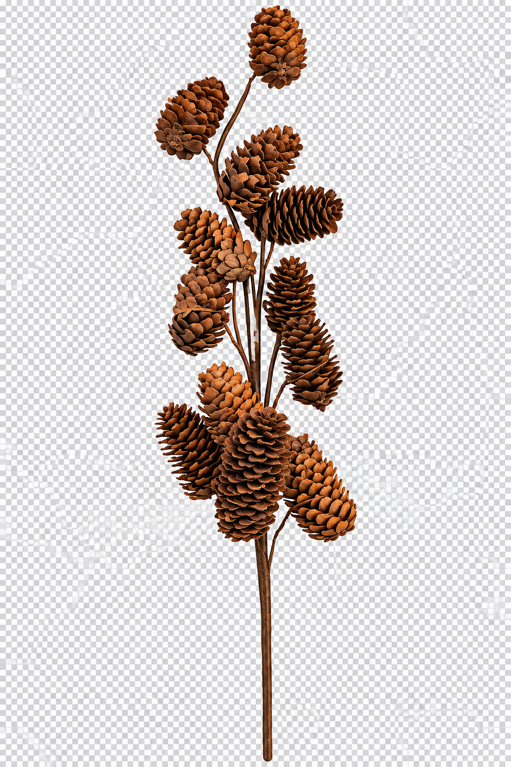 VARA DE PIÑAS NATURAL 50cm