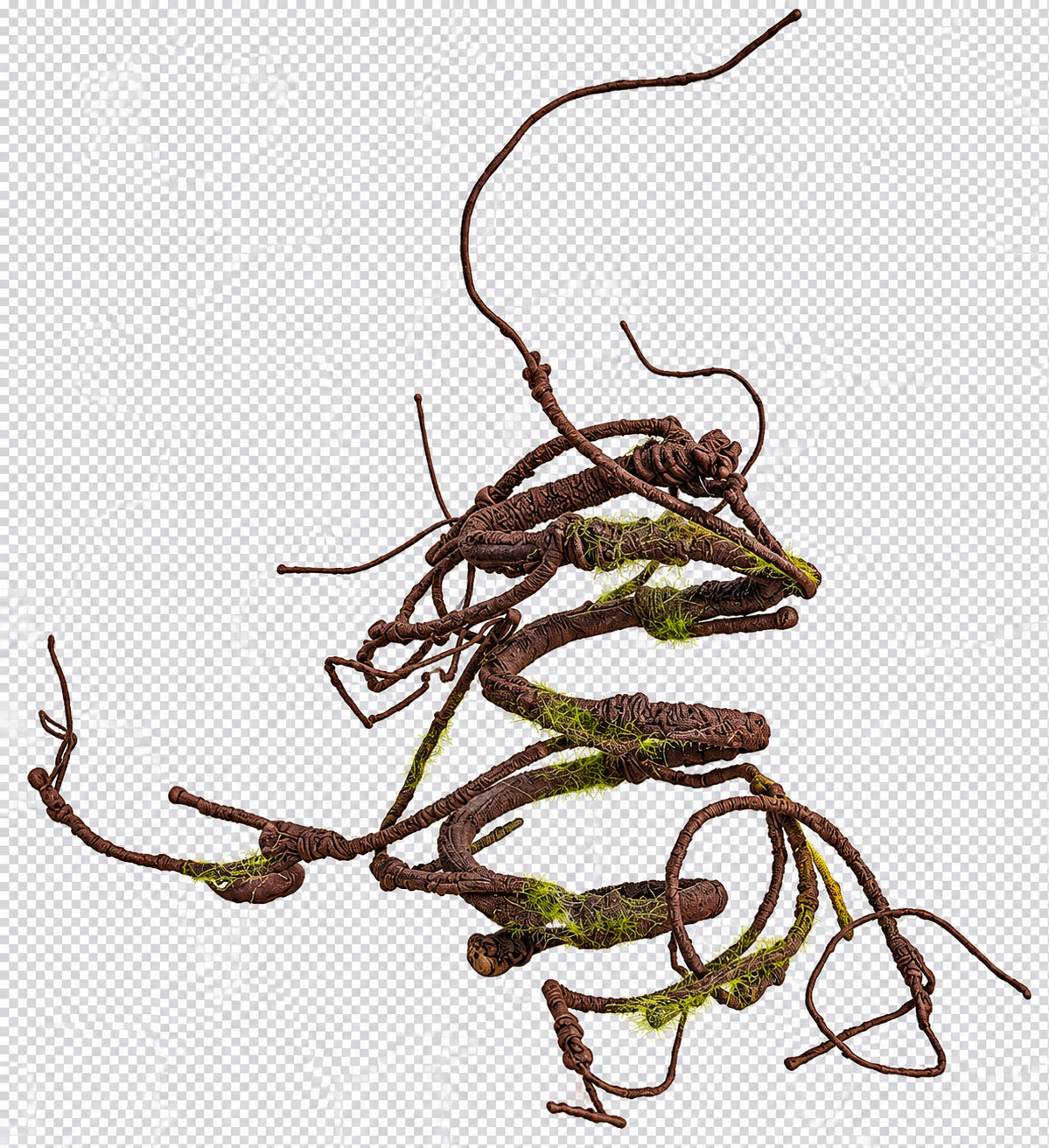 RAIZ C/MUSGO CAFE 90 cm