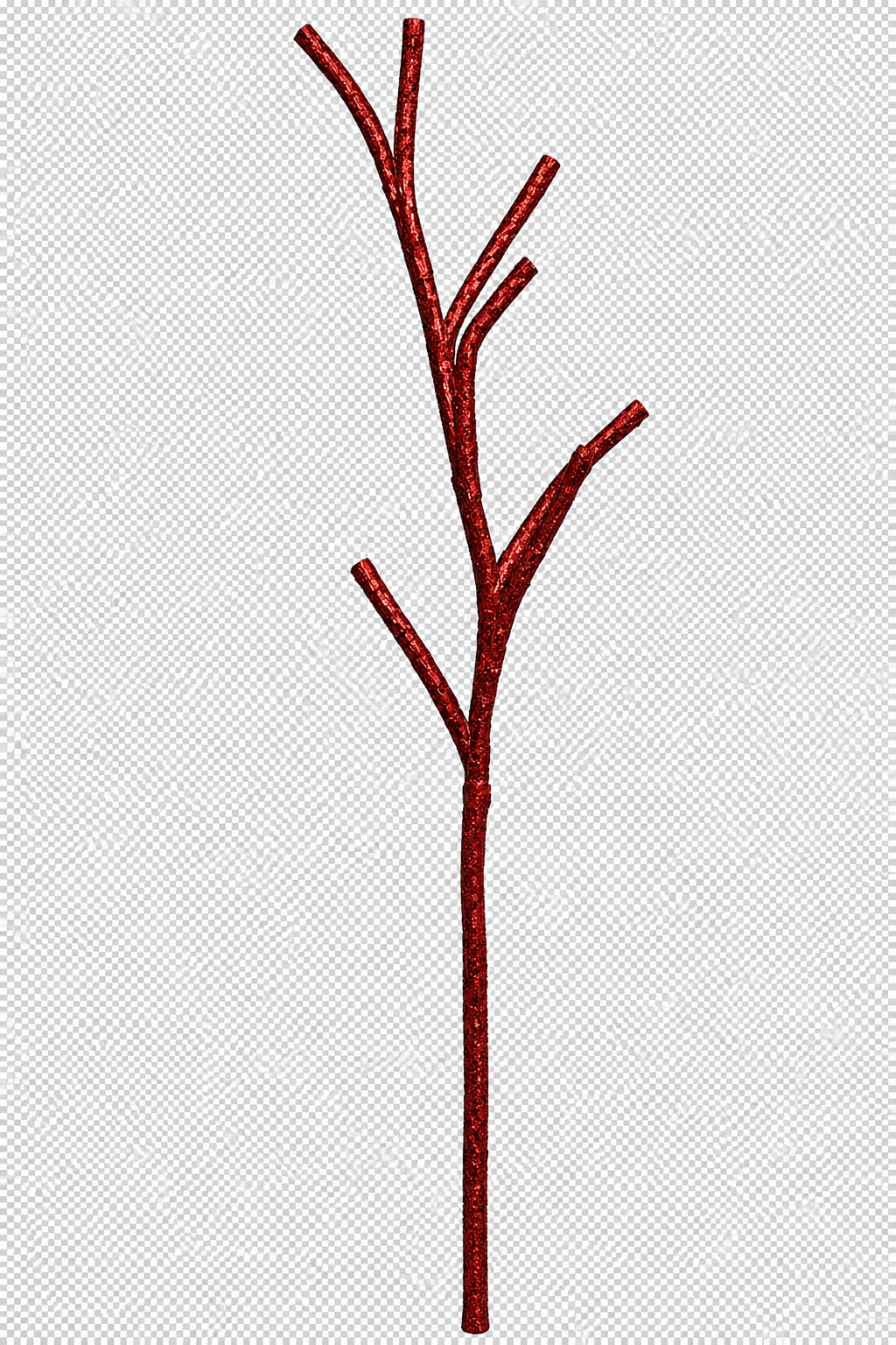 VARA DE LENTEJUELA ROJO 122cm