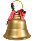 Campana dorada de 40cm