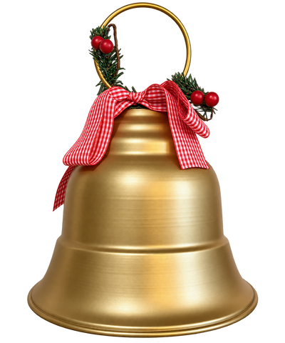 Campana dorada de 40cm