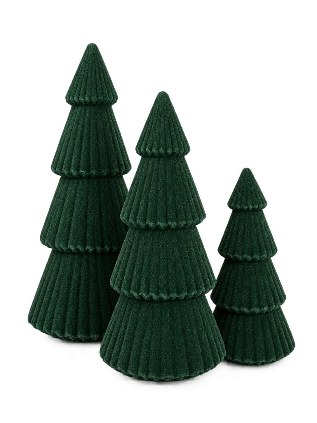 Set de 3 pino verdes