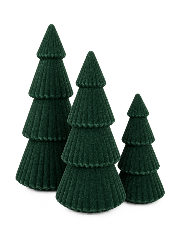 Set de 3 pino verdes